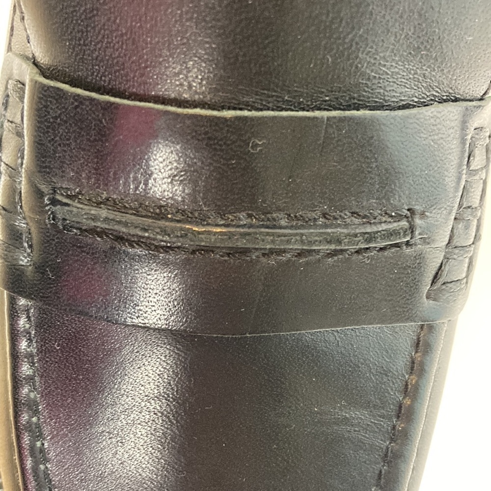 Madewell Elinor Black Leather Loafer Women’s Sz 6 NWOB Preppy Dark Academia - Picture 9 of 15